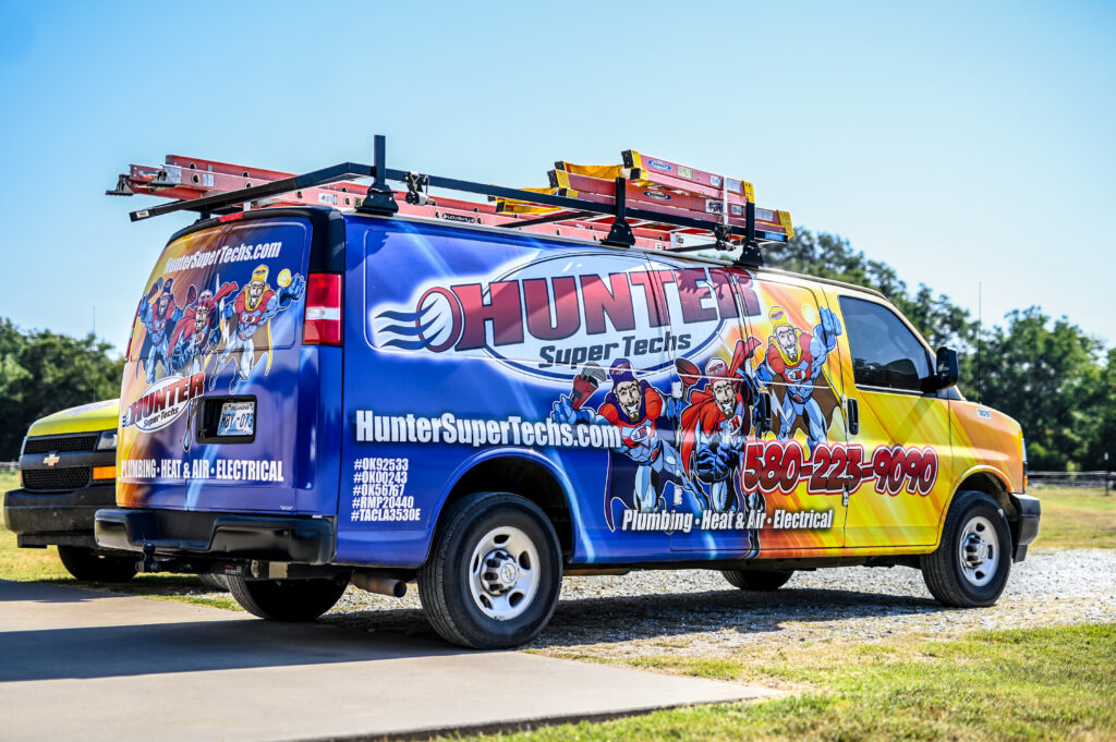 Hunter Super Techs HVAC Van