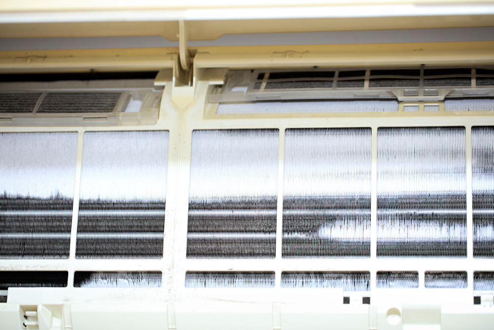Ice buildup on evaporator coil
