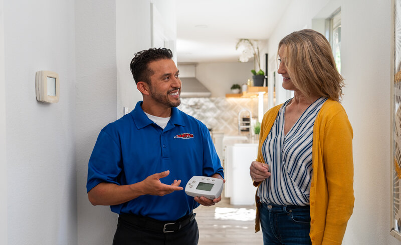 Programmable thermostat installation